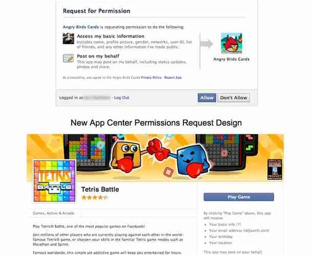 Facebook Apps Privacy Tricks with New Design: How Much Aware We are???