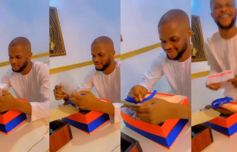Sweet Moment Wife Breaks News Of Pregnancy To Husband On His Birthday (Video)