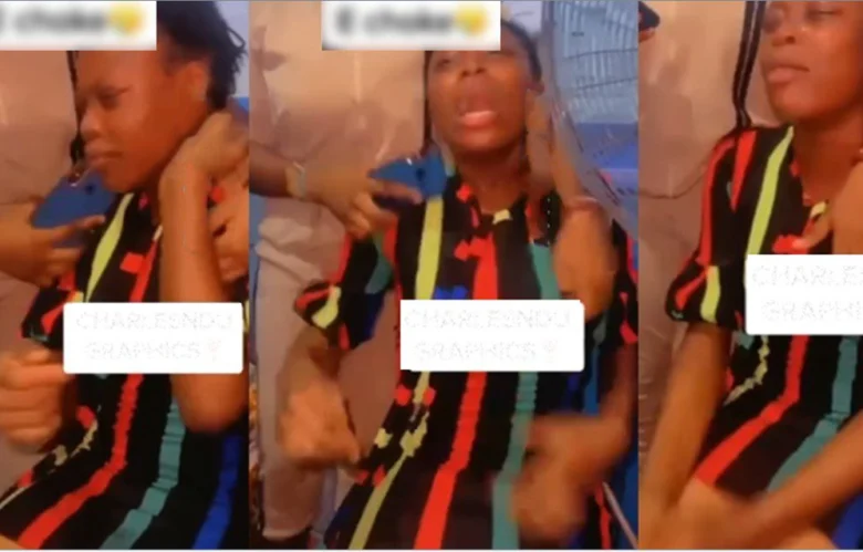 Girl Cries Inconsolably After Checking JAMB Result And Seeing That She Scored 250 (Video)