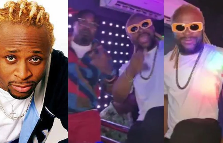 Lovely Video Of Veteran Singers, Tony Tetuila, Eedris Abdulkareem And Artquake Chilling Together At A Club (watch)