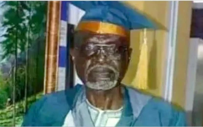 70-yr-old Student Bags First Class From UNIJOS