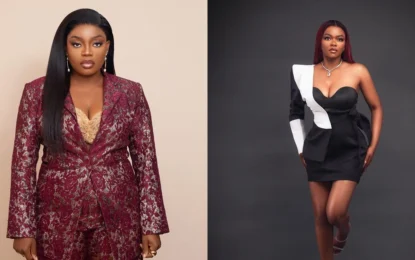 “There Is No Time I Am Not In Awe Of You” – Bisola Aiyeola Celebrates Kehinde Bankole